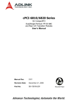 ADLINK Technology cPCI-6820B/P9 User manual