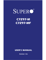 Supermicro Supero C7Z97-M User manual