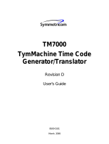 Symmetricom TM7000 User manual