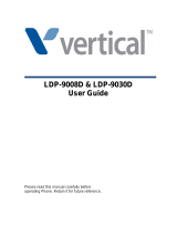 Vertical LDP-9008D User manual