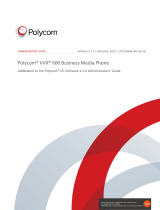 Polycom Polycom VVX 600 Administrator's Manual