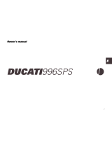 Ducati 996SPS Owner's manual