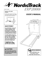 NordicTrack EXP 2000i User manual