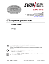 EWM RT AC 1 Operating Instructions Manual