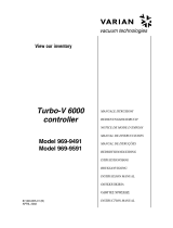 Varian Turbo-V 6000 User manual