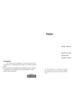 Haier HBF165 User manual