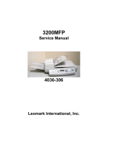 Lexmark 3200 - MFP - Option User manual
