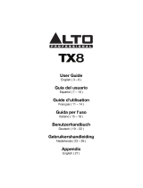 Alto TX10 User manual