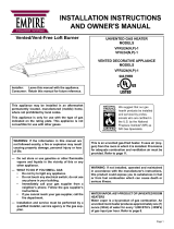 Empire VFRU24(N Installation Instructions And Owner's Manua