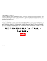 APRILIA PEGASO 650 STRADA Owner's manual