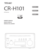 TEAC CR- H101 Owner's manual