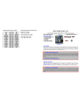 BCM MX700CXD-C15 User's Quick Start Card