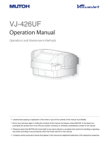 MUTOH VJ-426UF Operating instructions