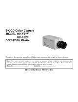 Hitachi HV-F22F User manual