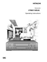 Hitachi VTMX110EUK Operating Instructions Manual