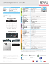 Hitachi CP-D31N Quick Manual