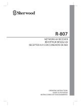 Sherwood VNH-R-807 User manual