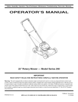 MTD 520 Series User manual