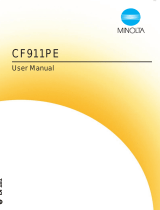 Konica Minolta CF911PE User manual
