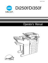 Minolta Di350f User manual