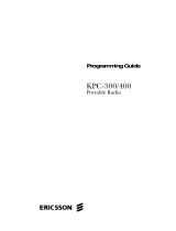 Ericsson KPC-400 Programming Manual