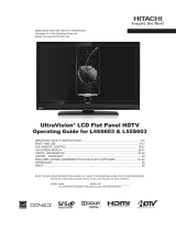 Hitachi L55S603 - LCD Direct View TV Operating instructions