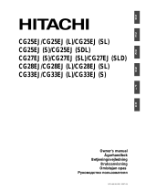Hitachi CG 33EJ Owner's manual