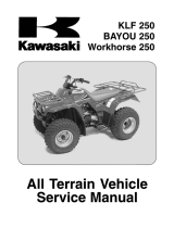 Kawasaki KLF 250 User manual