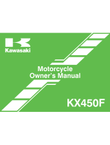 Kawasaki KX450F 2012 Owner's manual
