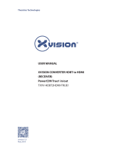 Xvision TXVV-HDBT2HDMI-TRUE1 User manual
