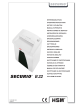 HSM Securio B22 5.8mm Operating instructions