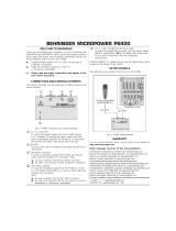 Behringer PS400 User manual