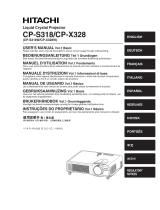 Hitachi CP-X328 User manual