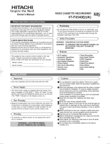 Hitachi VT-FX540E Owner's manual