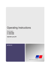 MTU 8 V 4000 M40A Operating Instructions Manual