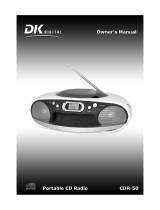 DK Digital CDR-50 Owner's manual