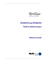 Multitech RouteFinder RF550VPN Reference guide