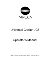 Minolta MS6000 MK II User manual