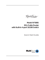 Multi-Tech RoteFinder RF500S Quick start guide