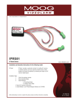 Moog Videolarm IPRS01 Operating instructions