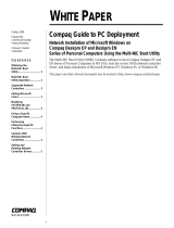 Compaq 173633-006 - Deskpro EP - 128 MB RAM Deployment Manual