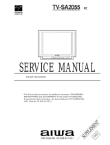 Aiwa TV-SA2155 User manual