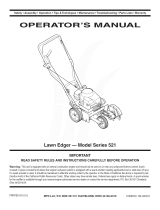 MTD Series 521 User manual