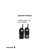 Ericsson KPC-300 User manual