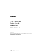 Compaq ELSA GLoria Synergy Installation guide