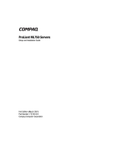 Compaq 226824-001 - ProLiant - ML750 Setup And Installation Manual