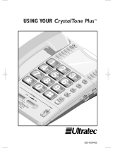 Ultratec CrystalTone Plus User manual