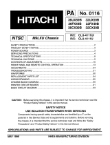 Hitachi 32FX49B User manual