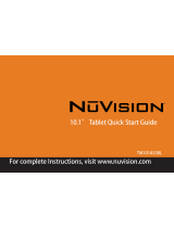 NuVision TM101A530L User manual