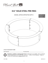 GPH 33.5” Solid Steel Fire Ring User manual
